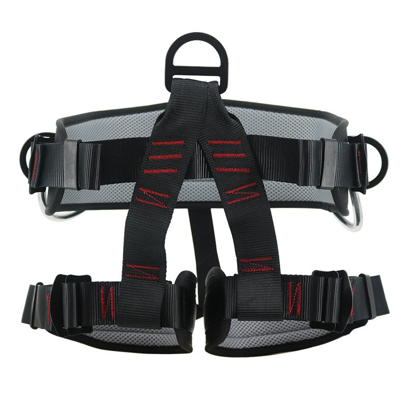 Camping Safety Belt 25KN Outdoor Rock Climbing Outdoor Expand Training Half Body Harness Protective