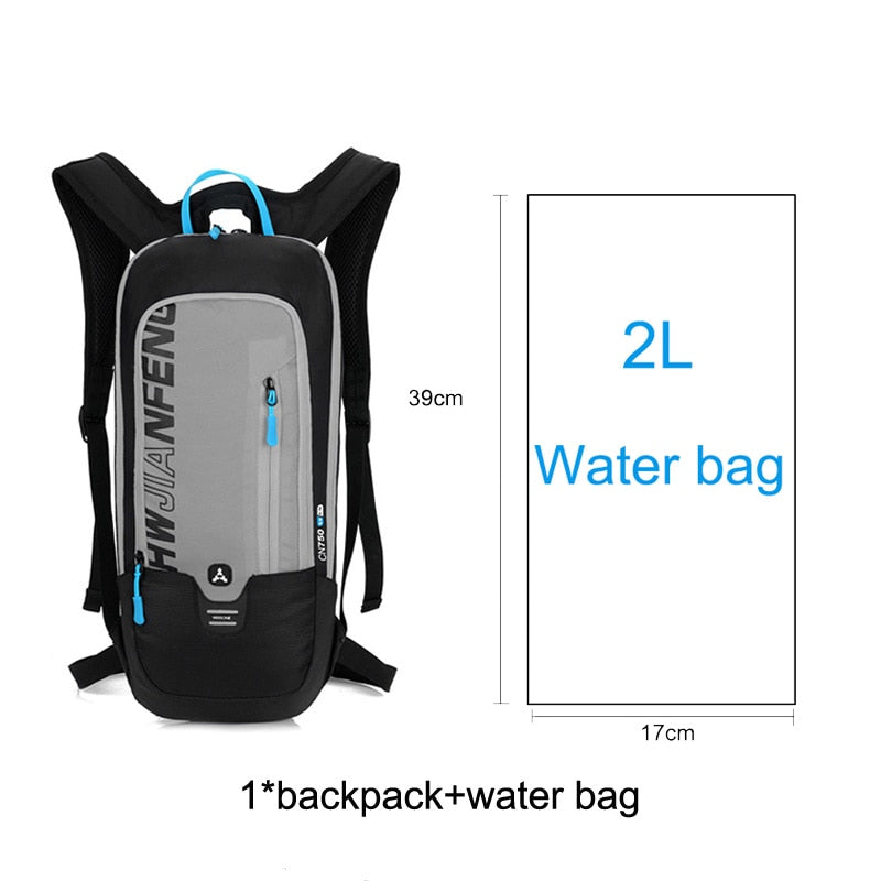 Bicycle Bag Waterproof Bike Backpack Nylon Cycling Hiking Camping Hydration Backpack