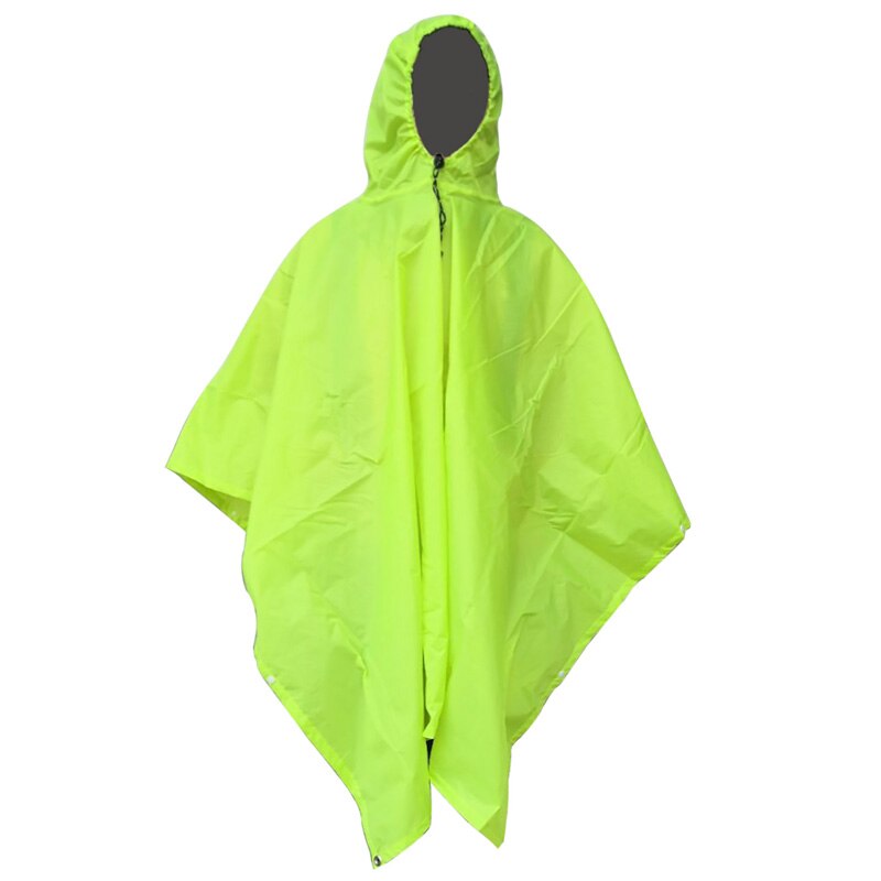 3 in 1 Raincoat Backpack Hood Hiking Cycling Poncho Waterproof Outdoor Camping Tent