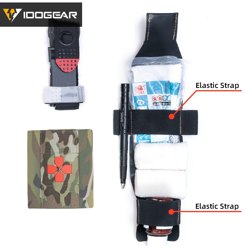 IDOGEAR Micro Med kit Medical Pouch Tactical Molle Pouch Military First Aid Kits Bag 3571