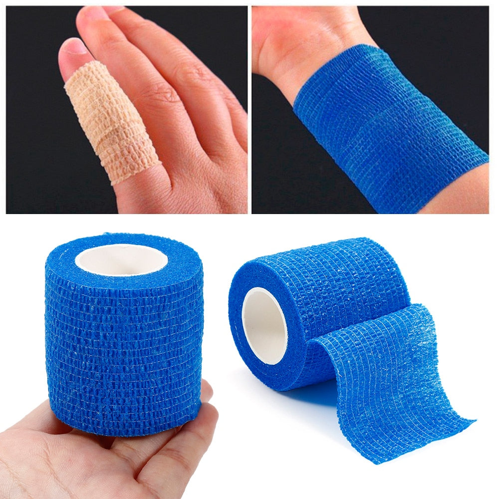 Waterproof Self-Adhesive Elastic Bandage Treatment Gauze Wrap Emergency Muscle Tape