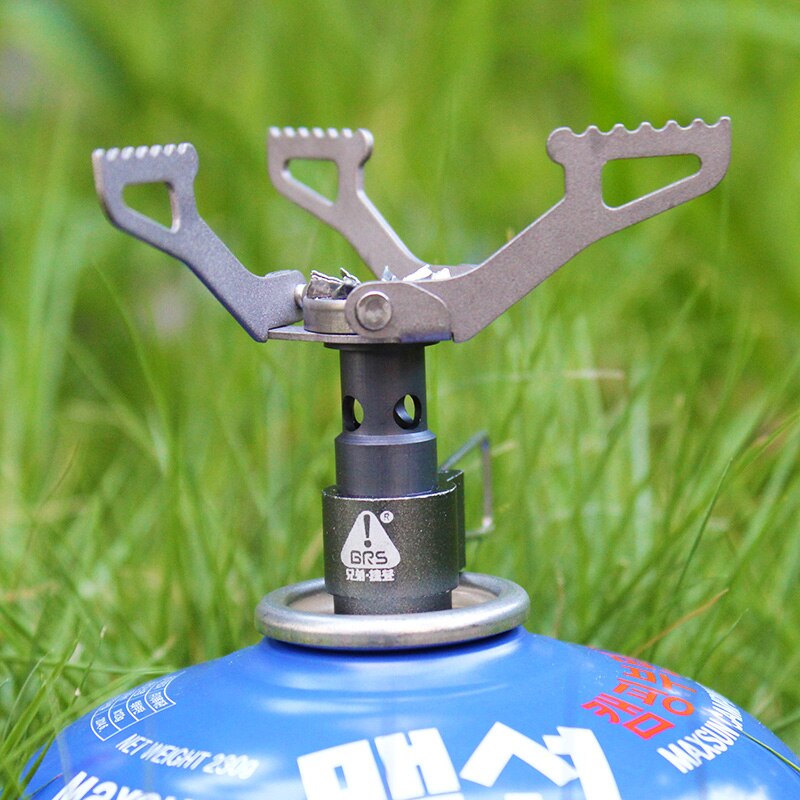 BRS-3000t Portable Mini Camping Titanium Stove Outdoor Gas Stove Survival Furnace Stove Pocket