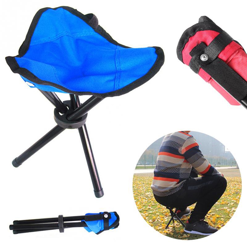 2023 Outdoor Portable Fishing Chairs Casting Folding Stool Triangle Fishing Foldable