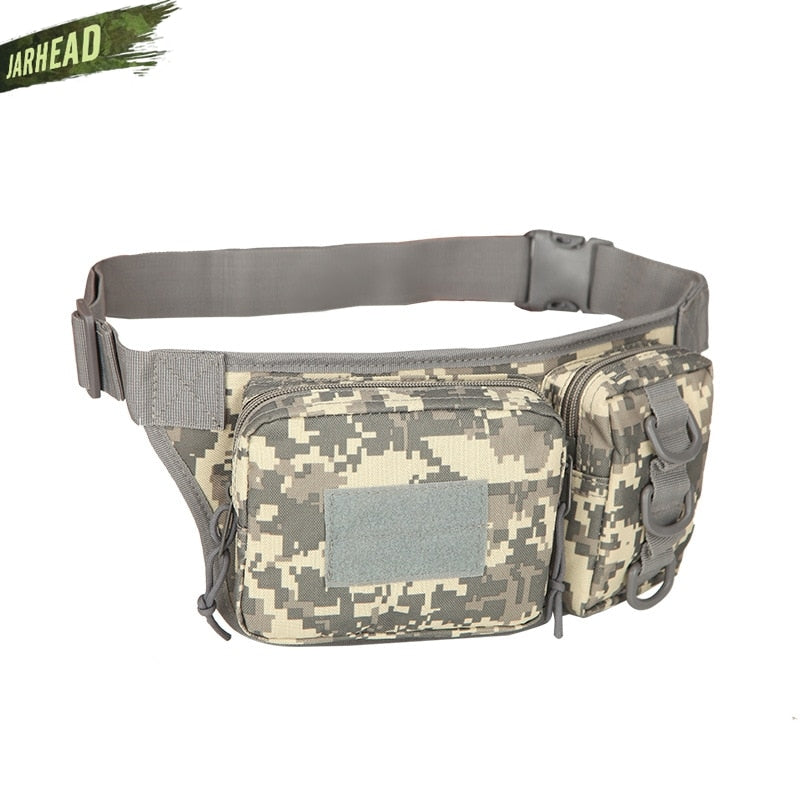 Tactical Waterproof Men Waist Pack Hiking nylon Waist Bag Outdoor Army Military Hunting