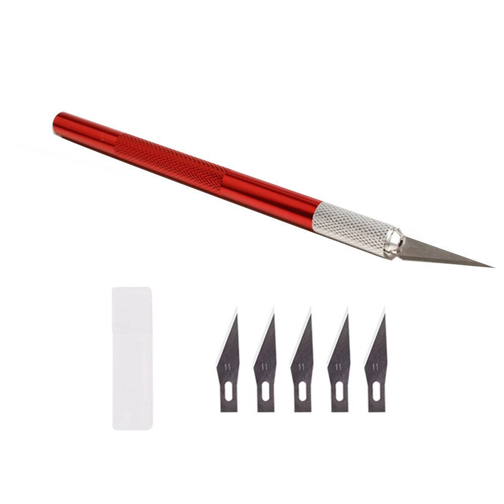 Non-Slip Metal Scalpel Knife Tools Kit Cutter Engraving Craft Knives +5/40/45pcs Blades Tools