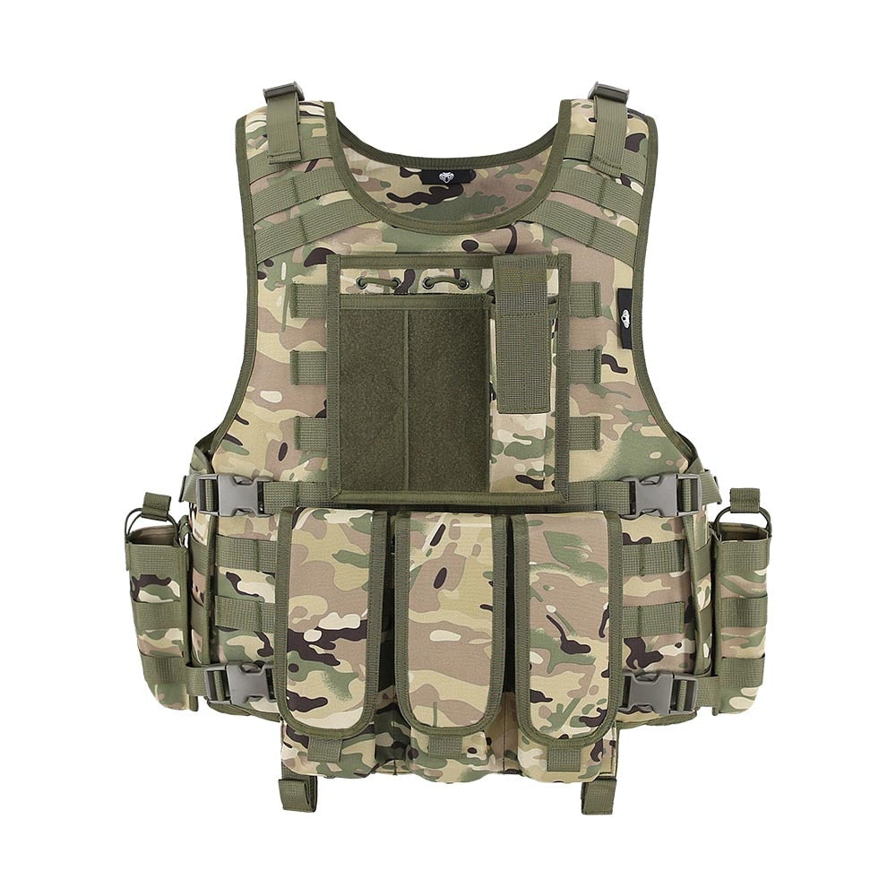 MGFLASHFORCE Airsoft Tactical Vest Plate Carrier Swat Paintball Vest Military Army Armor Police Vest