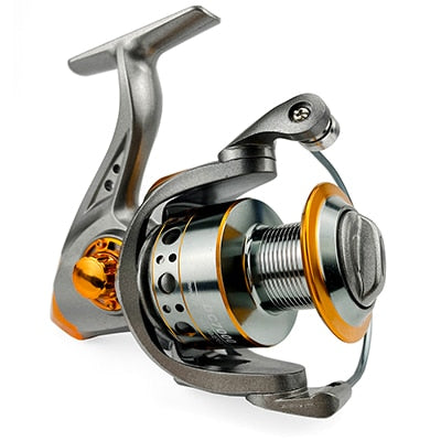 GHOTDA Fishing Reel Spinning  Metal Spool Spinning Wheel for Sea Fishing Carp Fishing