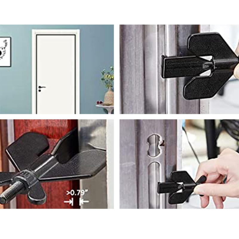 Portable Hotel Door Lock Live alone Self-Defense Door Stop Travel Anti-theft Door Stopper