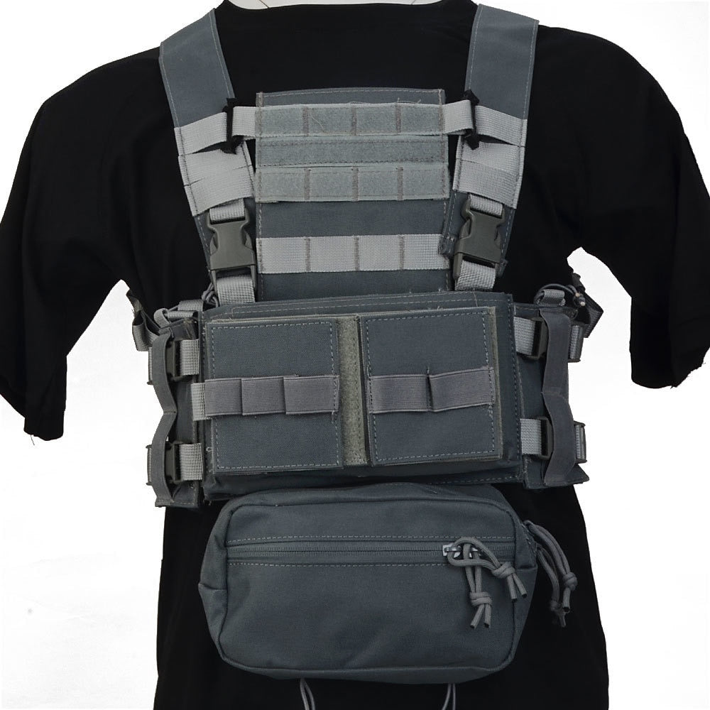 Tactical MK3 Chest Rig Micro Chassis SACK Pouch H Harness M4 AK Magazine Insert Airsoft