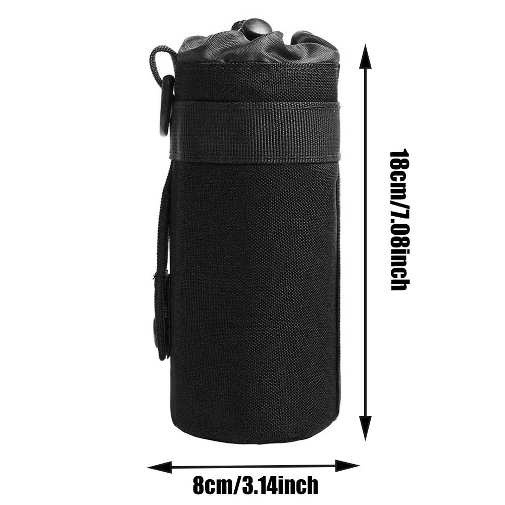 Tactical Molle Water Bottle Pouch Portable Kettle Pocket Utility Pouch Outdoor Hunting