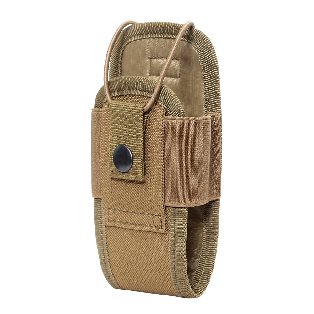 1000D Tactical Molle Radio Walkie Talkie Pouch Waist Bag Holder Pocket Portable Interphone