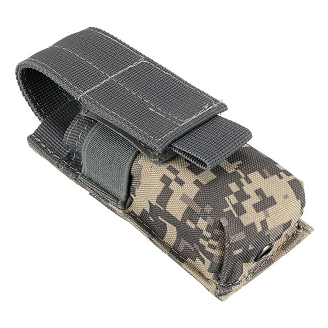 Magazine Pouch Military Single Pistol Mag Bag Molle Flashlight Pouch Torch Holder Case Outdoor