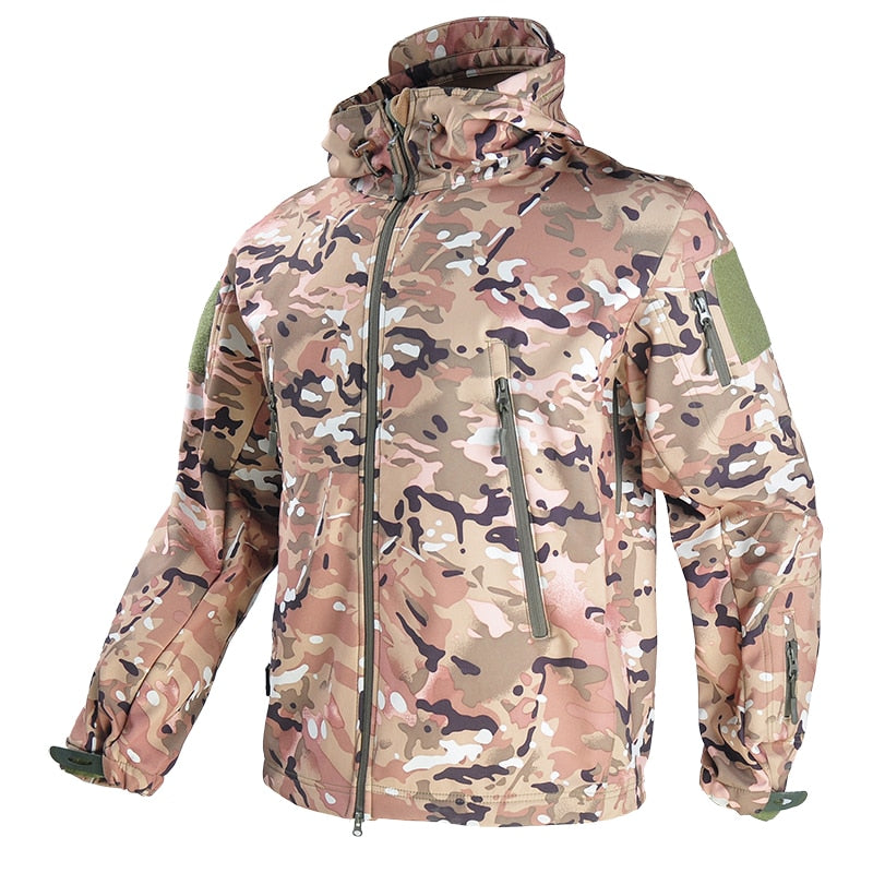 Airsoft Camping Tactical Jackets Hiking Army Hunting Tracksuits Military Waterproof Windbreaker