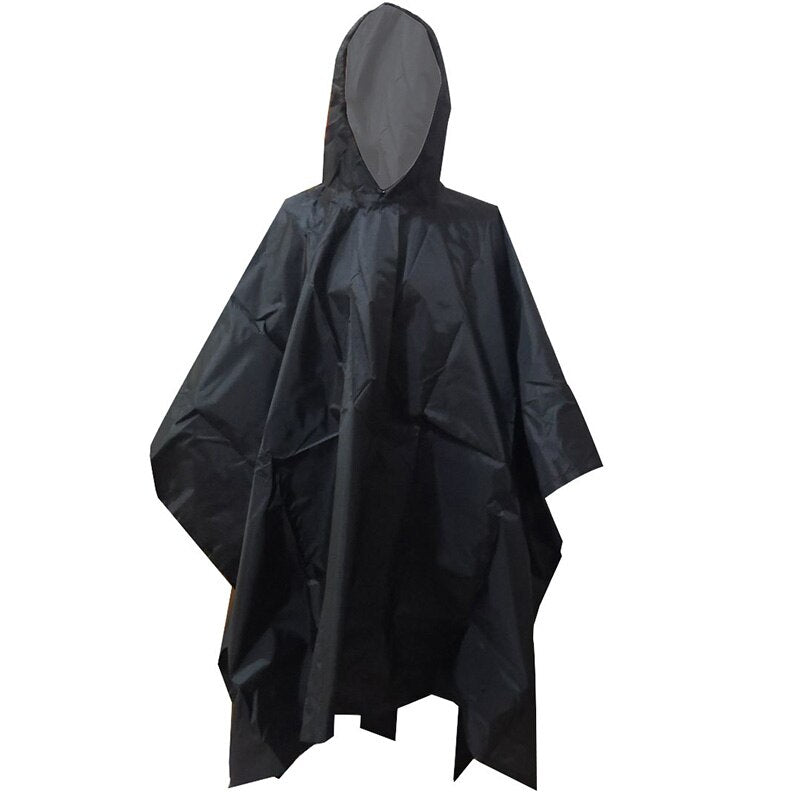 3 in 1 Raincoat Backpack Hood Hiking Cycling Poncho Waterproof Outdoor Camping Tent