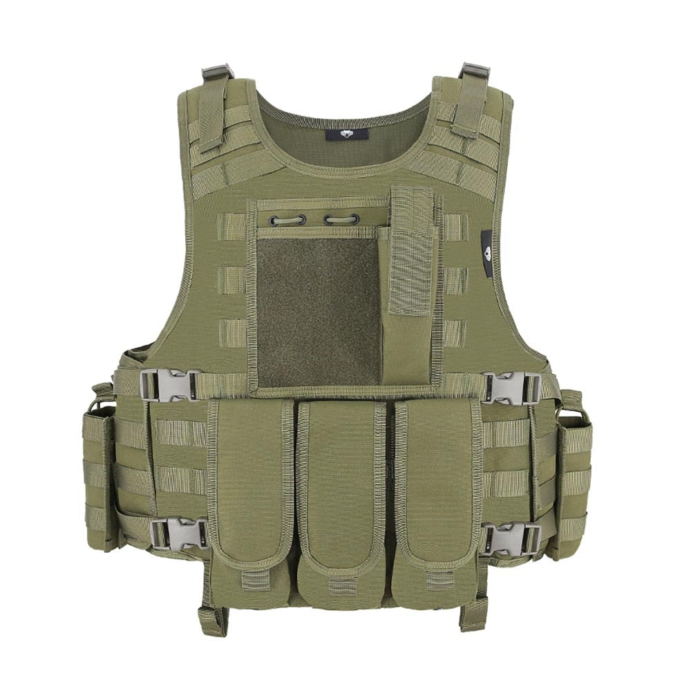 MGFLASHFORCE Airsoft Tactical Vest Plate Carrier Swat Paintball Vest Military Army Armor Police Vest