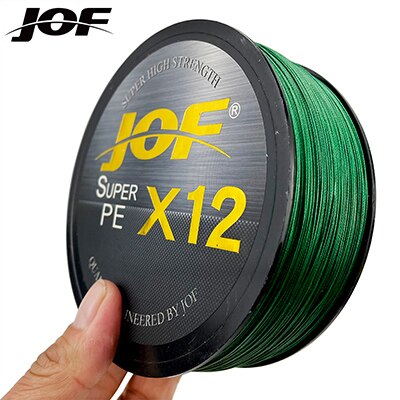 JOF 12 Strands Braided Japan Multifilament Smooth Fishing Line Accessories