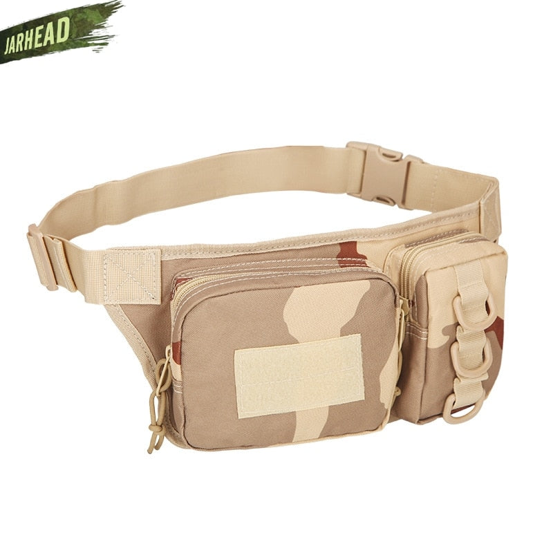 Tactical Waterproof Men Waist Pack Hiking nylon Waist Bag Outdoor Army Military Hunting