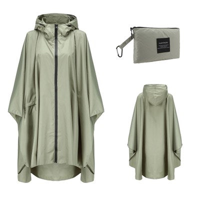 Adults Raincoat Women Men Waterproof Tent Cover Wear Outdoors Hiking Rain Coat Poncho