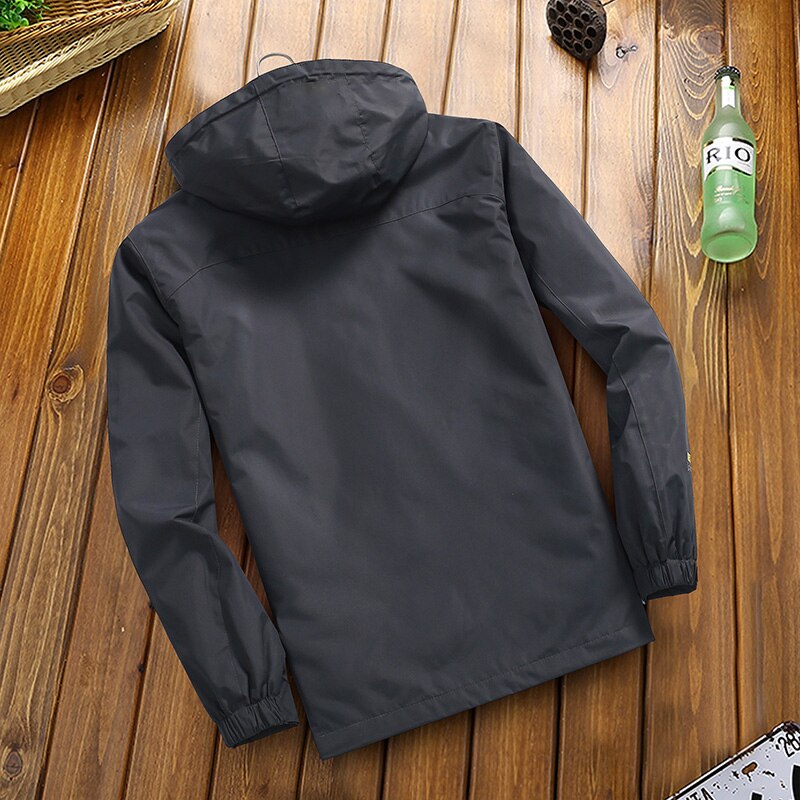 LNGXO Waterproof Hiking Jacket Men Climbing Camping Hunting Clothes Outdoor Sport