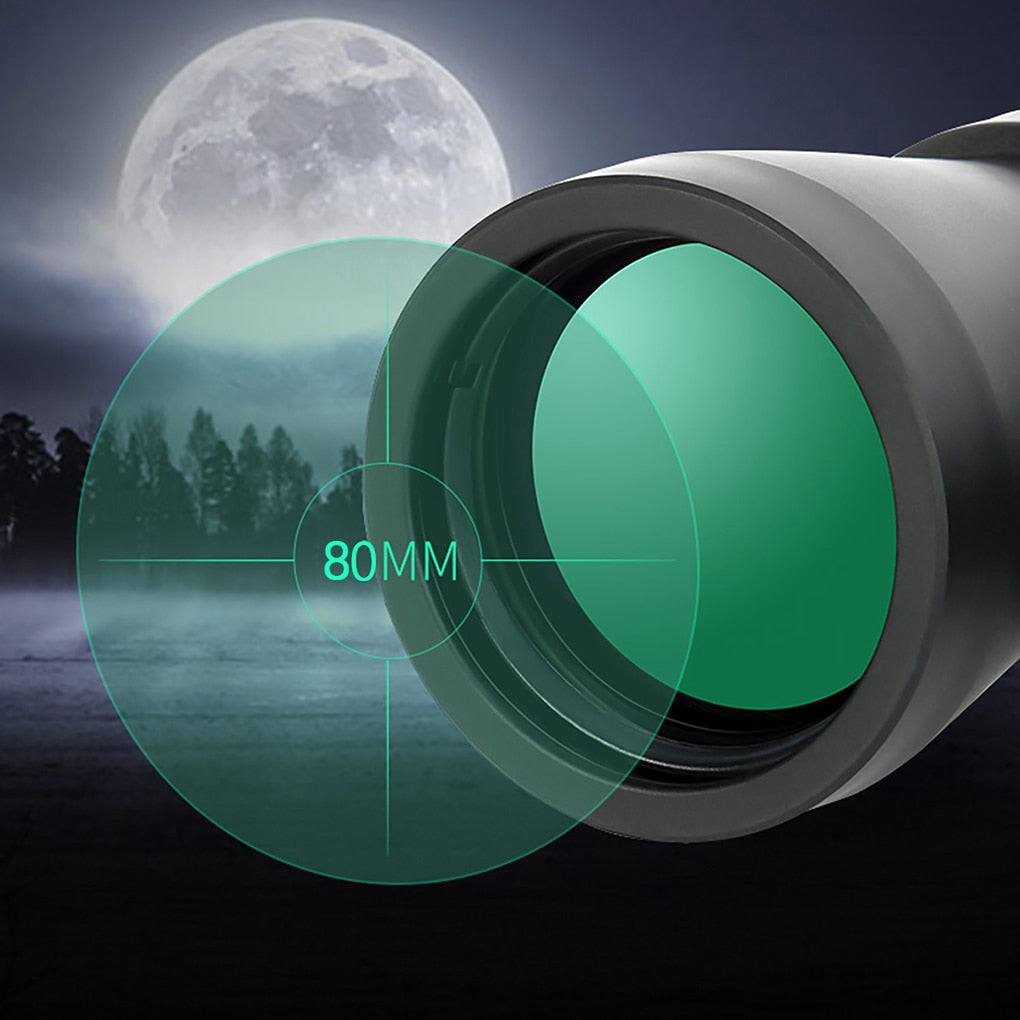 Binoculars Long Range HD High Power Telescope Optical Glass lens Low light night vision