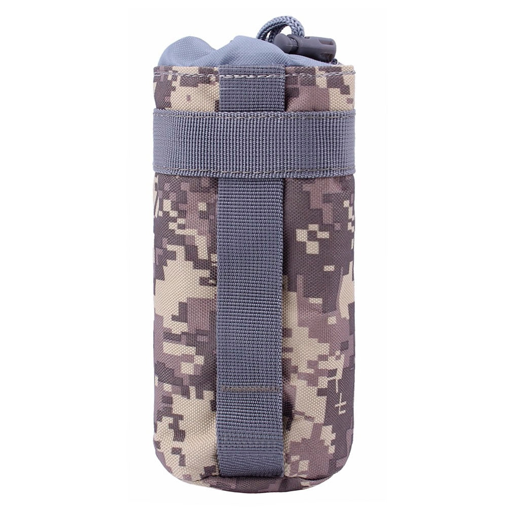 Tactical Molle Water Bottle Pouch Portable Kettle Pocket Utility Pouch Outdoor Hunting