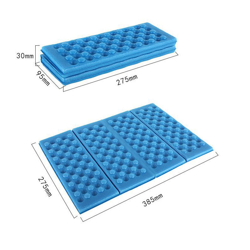 MENFLY Folding 4-Fold Cushion Outdoor XPE Foam Picnic Mat Waterproof Cool Portable Pad Camping