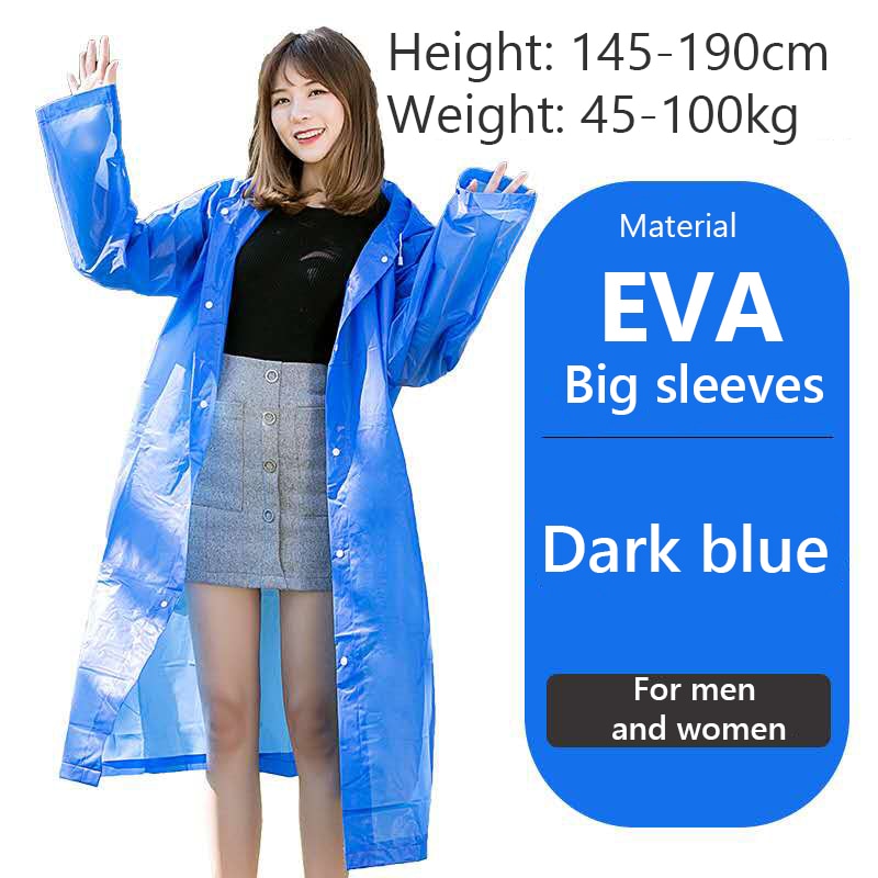 Women Men Impermeable Thickened Waterproof Raincoat Tourism Outdoor Hiking Rain Poncho