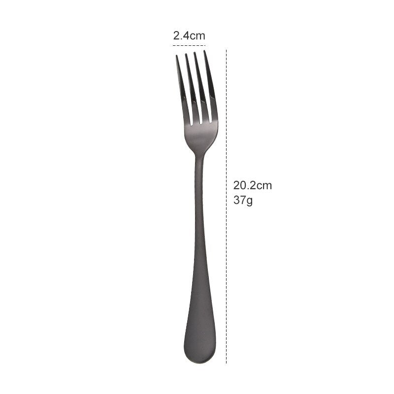 Forks Knives Spoons Stainless Steel Silverware Set Tableware Set Cutlery Knives Sets Tea