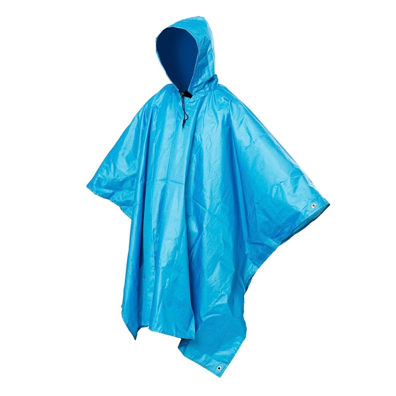 3 in 1 Raincoat Backpack Hood Hiking Cycling Poncho Waterproof Outdoor Camping Tent