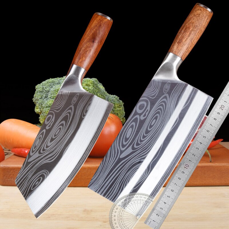 Liang Da Chinese Slicing Knives Super Sharp Blade Vegetable Meat Kitchen Cooking