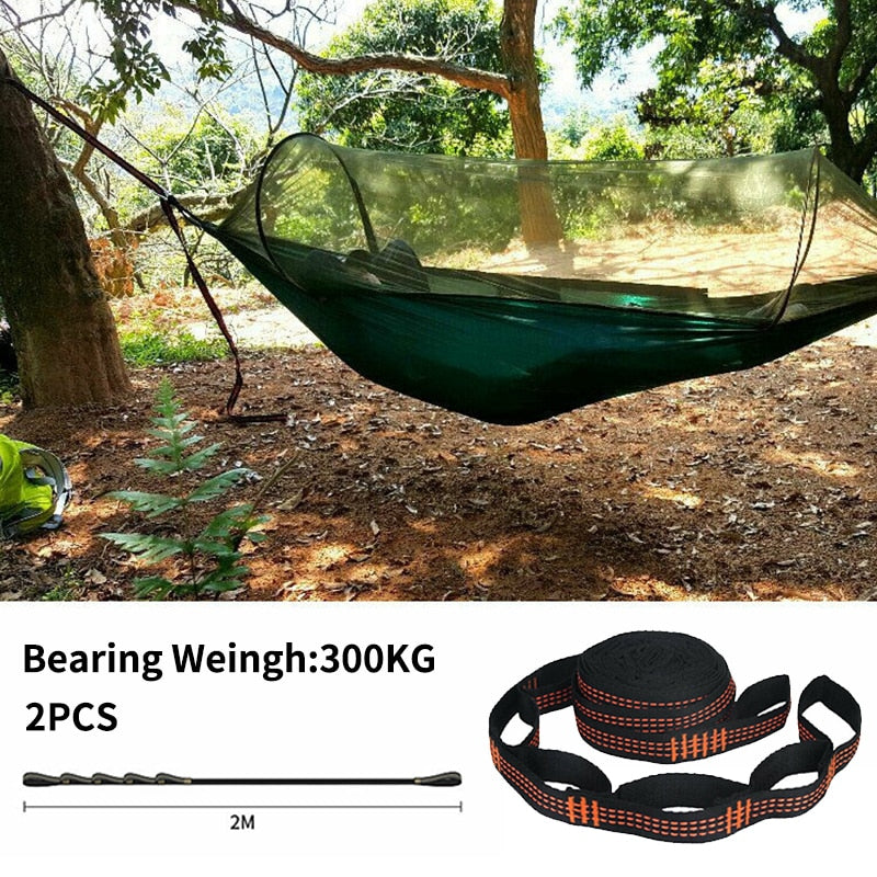 2Pcs Hammock Straps Special Reinforced Polyester Straps 5 Ring High Load-Bearing