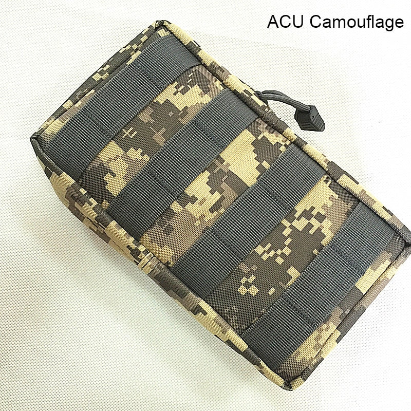 Men Tactical Molle Pouch Nylon Belt Waist Pack Bag Combat Military Vest EDC Gadget Hunting Pouch Camping