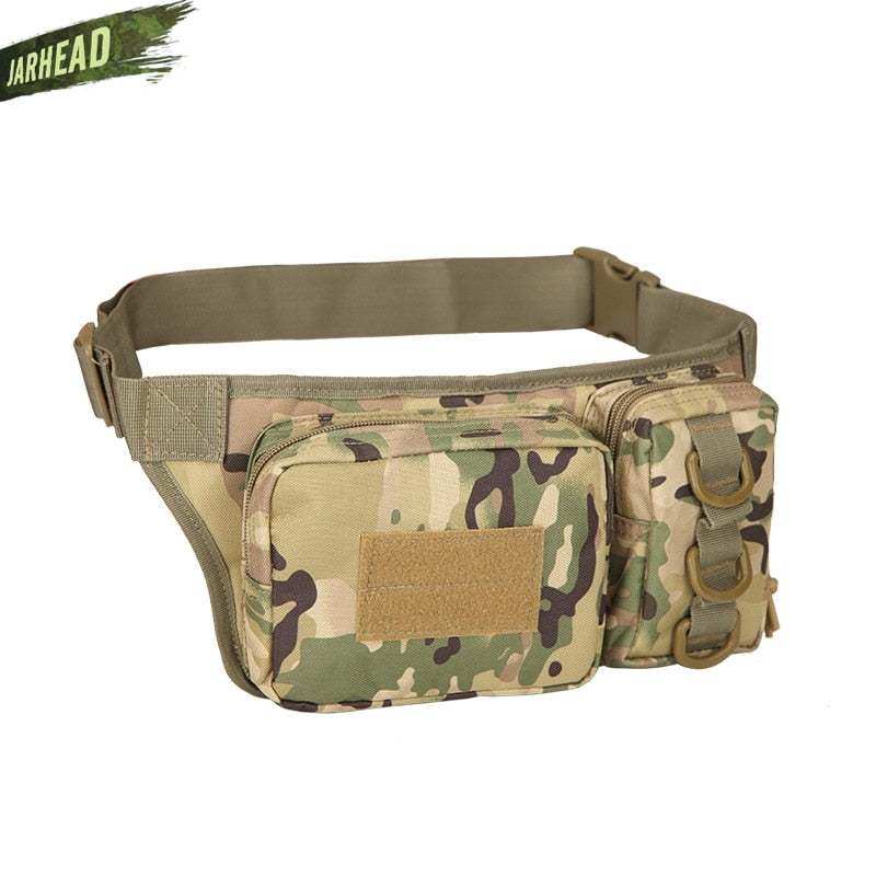 Tactical Waterproof Men Waist Pack Hiking nylon Waist Bag Outdoor Army Military Hunting