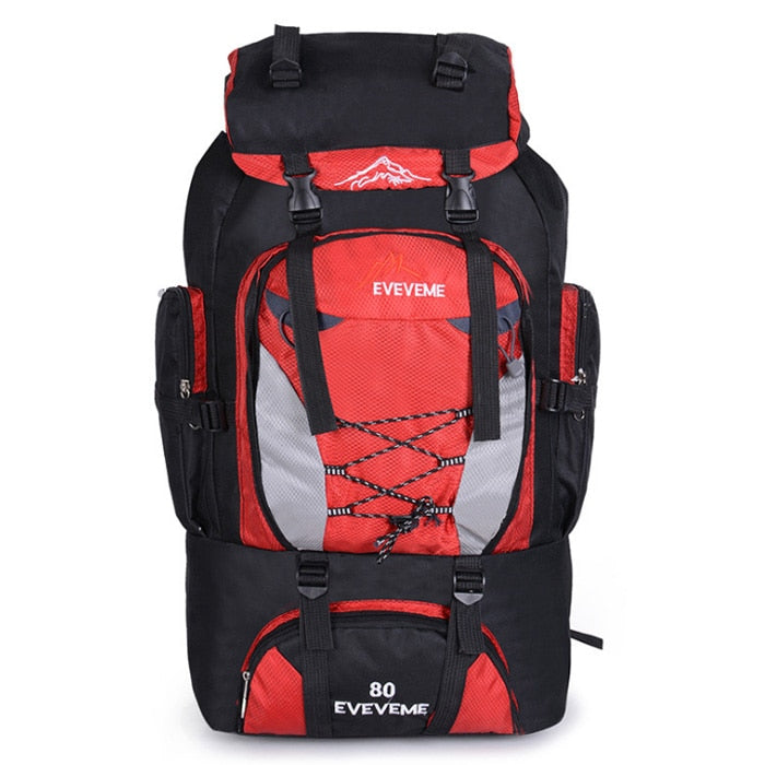 Men's 80L Big Hiking Mountaineering Backpack Climbing Camping Equipment Outdoor Travel Accessories