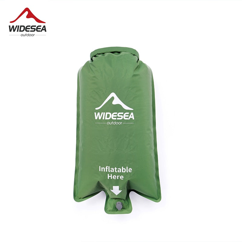 Widesea Camping Inflatable Bag Ultralight Portable Folding Air Bag for Sleeping Pad