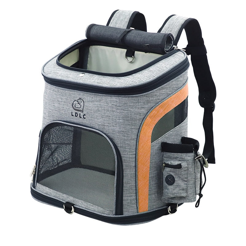 Travel Bag Pet Sports Backpack Portable Collapsible Breathable Cattery Pet