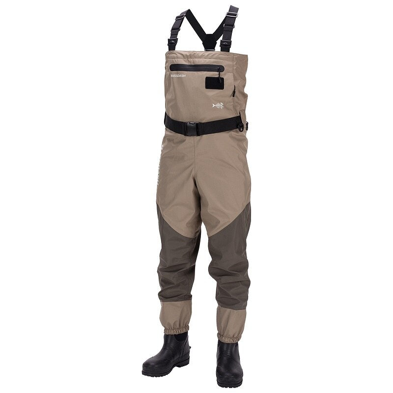 Bassdash Men’s Breathable Lightweight Chest and Waist Convertible Waders for Fishing