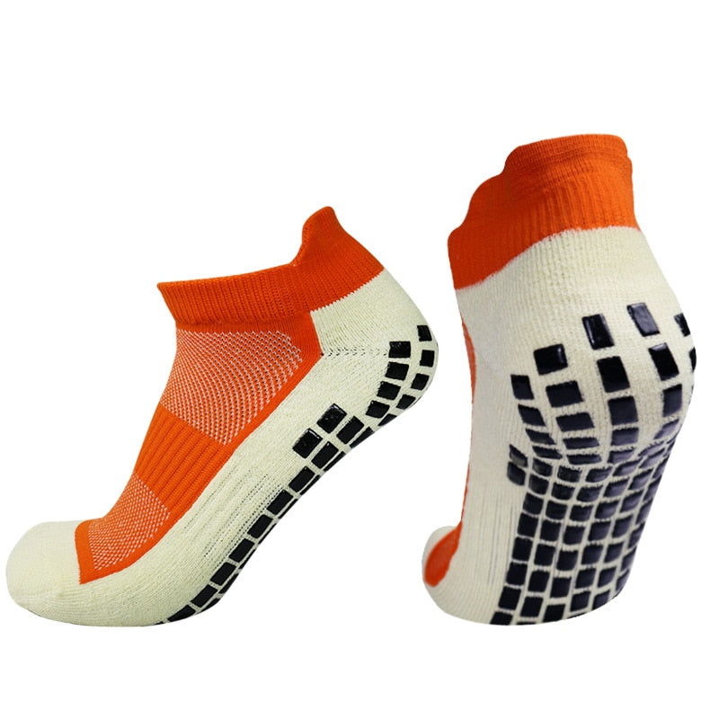 New Anti-slip Soccer Socks Men Women Outdoor Sport Grip Football Socks