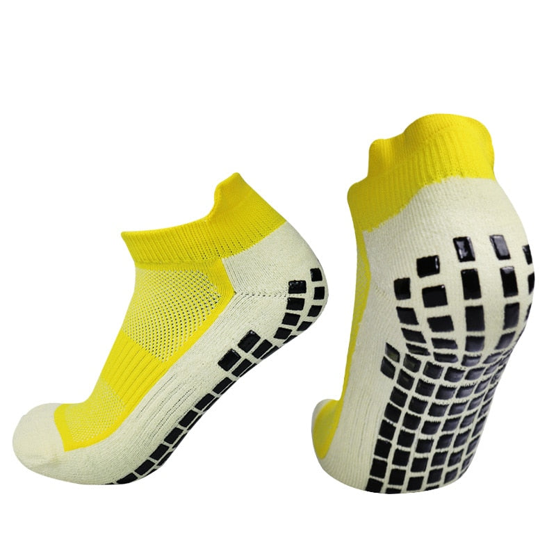 New Anti-slip Soccer Socks Men Women Outdoor Sport Grip Football Socks