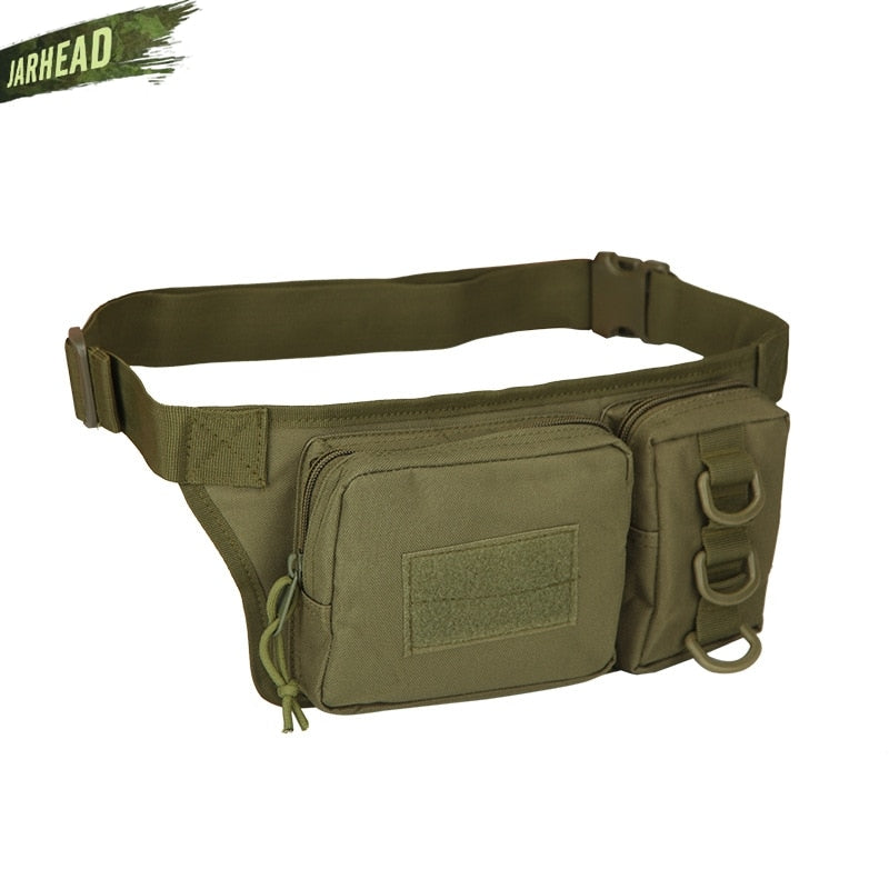 Tactical Waterproof Men Waist Pack Hiking nylon Waist Bag Outdoor Army Military Hunting