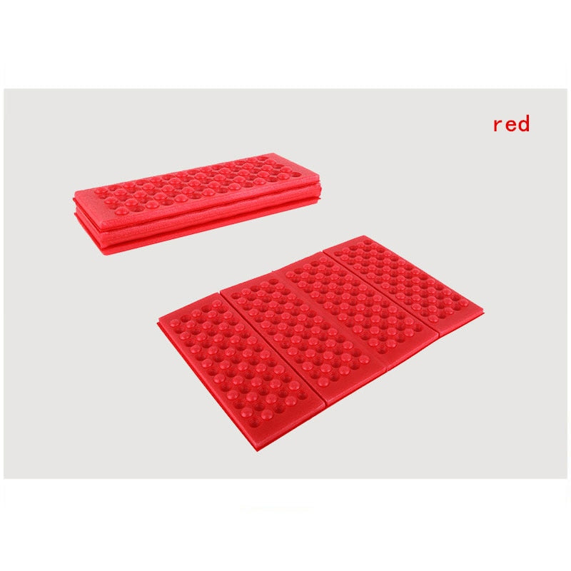 MENFLY Folding 4-Fold Cushion Outdoor XPE Foam Picnic Mat Waterproof Cool Portable Pad Camping