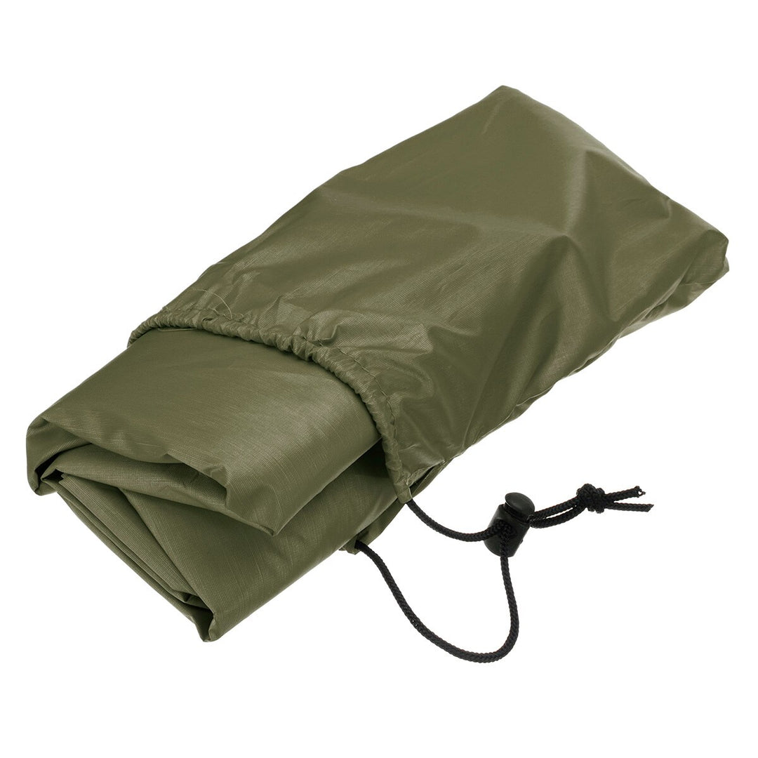 Waterproof Rain Poncho Backpack Hiking Cover Motorcycle Outdoor Tent Mat