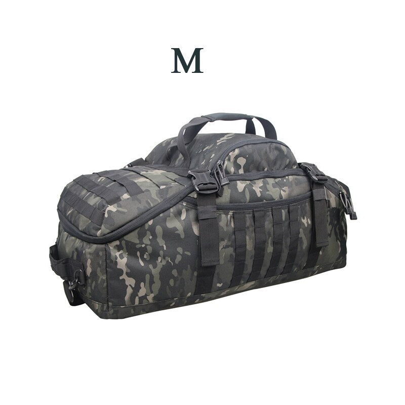 LQARMY Camping Backpacks Men Military Tactical Molle Army Hiking Travel Sports Gym Duffel Bag