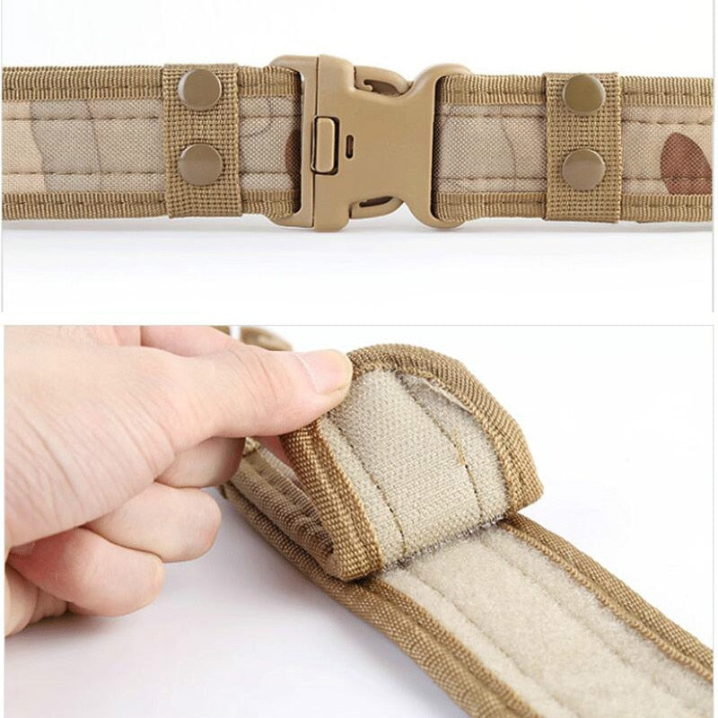 2022 New Army Style Combat Belts Quick Release Tactical Fashion Men Canvas Waistband