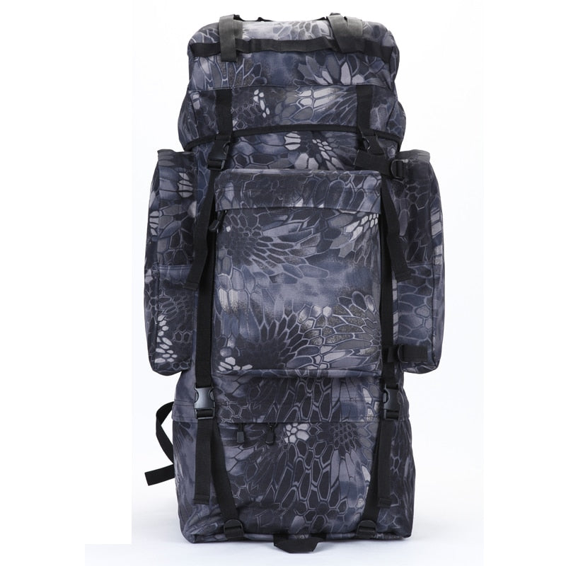 70L Large Capacity Men Backpack Military High Quality Waterproof Thickened Oxford