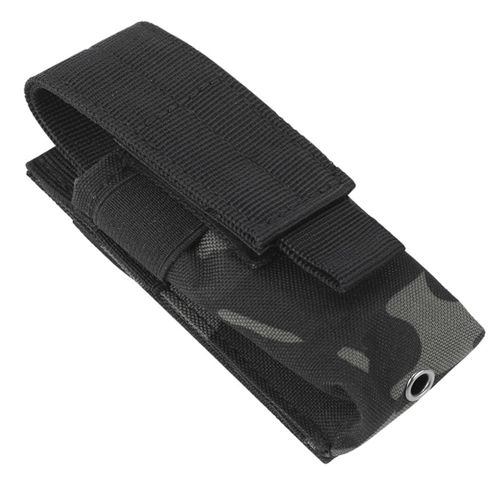 Magazine Pouch Military Single Pistol Mag Bag Molle Flashlight Pouch Torch Holder Case Outdoor