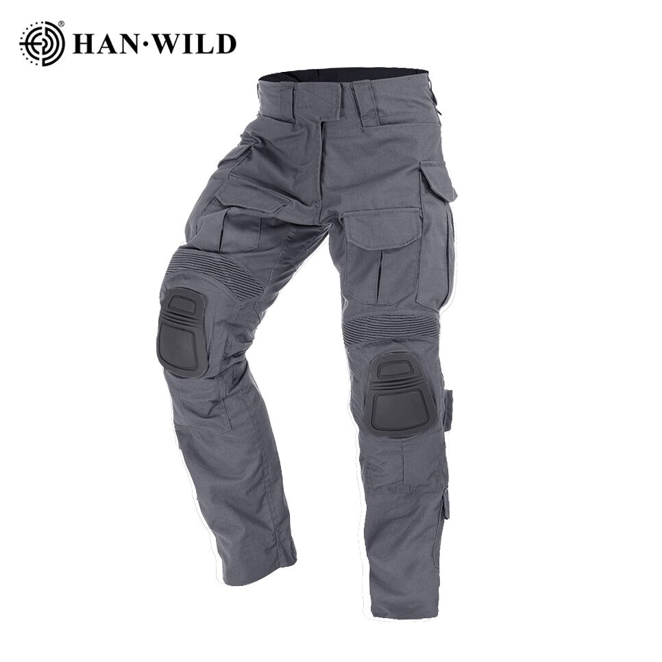 HAN WILD G3 Combat Shirt or Pants with Pads Airsoft Tactical Trouser MultiCam Hunting