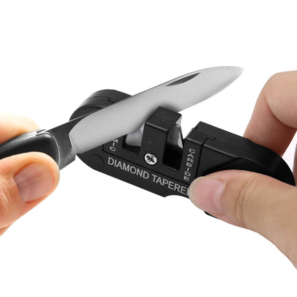 Pocket Knife Diamond Outdoor sharpener Tool Scissor Sharpen Fish Hook Tungsten Ceramic