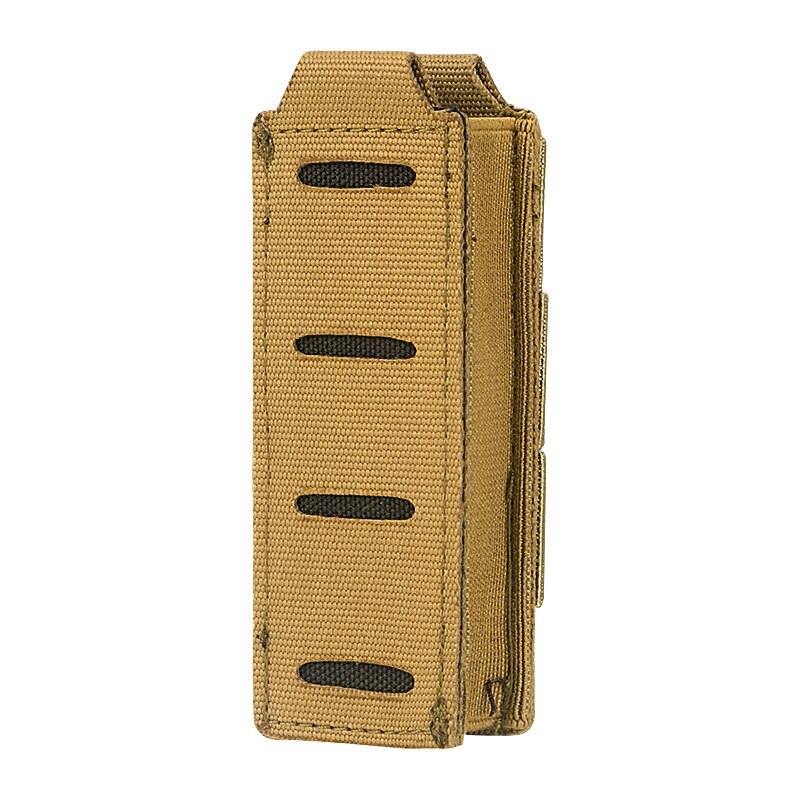 9mm Magazine Pouch Single Mag Holder Military Universal Laser Cut Flashlight Pouch Knife