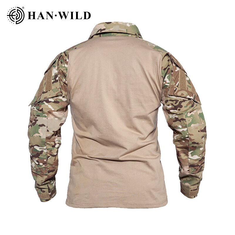 HAN WILD G3 Combat Shirt or Pants with Pads Airsoft Tactical Trouser MultiCam Hunting